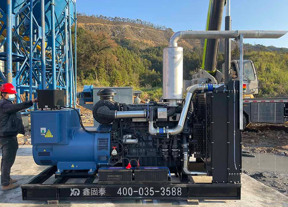 400kW diiselgeneraatori komplekti hooldus.